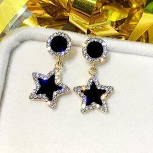Earrings Women Star Geometric Bohemian Hoop Drop Cute Trendy Jewelry